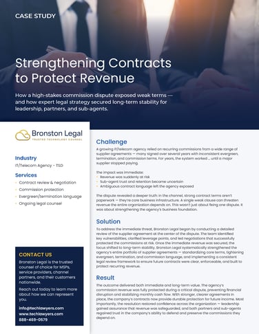 Bronston Legal_Case Study_IT-Telecom Agency_120225